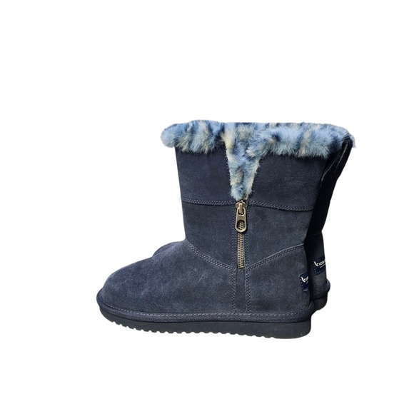 Koolaburra by UGG Women's Aribel‎ Short Boot Blue Size 7 - Picture 6 of 8